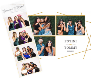 A collage of photobooth pictures featuring four people striking silly poses with sunglasses, hats, and feather boas. Captured in a 360 photo booth on 11.26.2022, the names Fotini and Tommy appear on the right side, making this Orlando memory unforgettable. A collage of photobooth pictures featuring four people striking silly poses with sunglasses, hats, and feather boas. Captured in a 360 photo booth on 11.26.2022, the names Fotini and Tommy appear on the right side, making this Orlando memory unforgettable, 360 photo booth rental, 360 video booth rental, 360 photo booth orlando, photo booth rental, photo booth rental orlando, selfie station rental